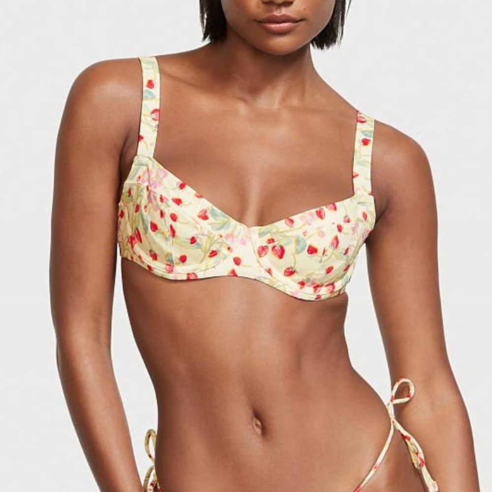 Victoria Secret  Strawberry Bikini Top
